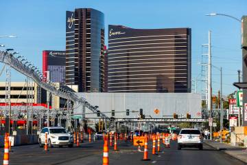 Removal will be starting soon for the temporary Flamingo Bridge erected over South Koval Lane f ...