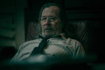 Gary Oldman in "Slow Horses," premiering September 16, 2026 on Apple TV. (Jack English)