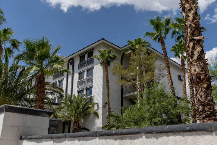 The hotel now known as The Lexi Las Vegas stands at 1501 West Sahara Ave. on Aug. 14, 2026, in ...