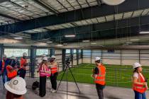 Media get a tour of Henderson Sport & Social located at 3375 St. Rose Parkway as seen on Wednes ...