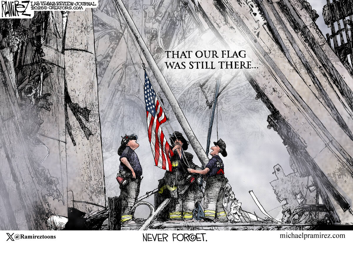 CARTOON: Our flag was still there