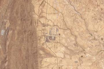 This satellite image provided by Planet Labs PBC shows a Saudi Aramco oil refinery north of Abh ...