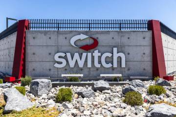 Switch facilities seen on Thursday, July 2, 2026, in Las Vegas. (Marley Barboeisel/Las Vegas Re ...