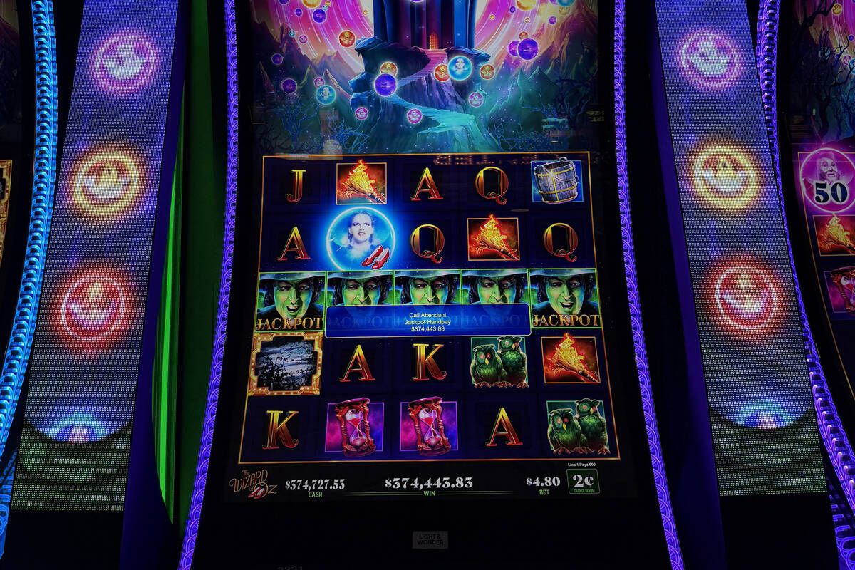 $374k slot jackpot hits for Illinois visitor at Las Vegas Strip casino | Casinos & Gaming | Business