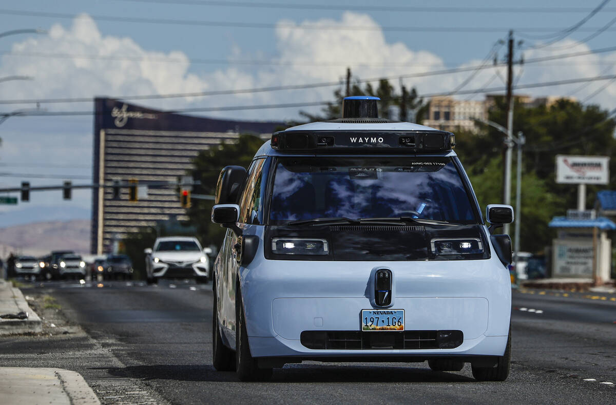 Take a ride in Waymo’s Ojai on the Las Vegas Strip