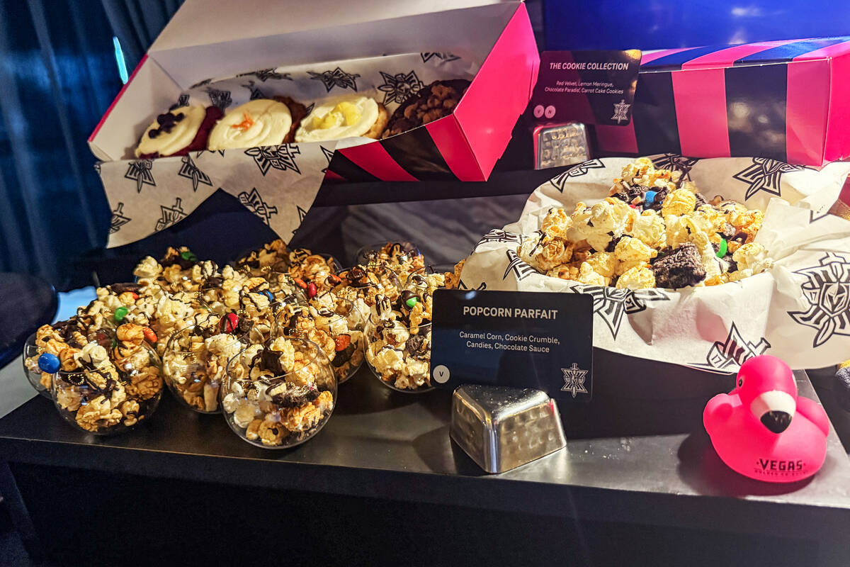 Push-pop sushi, pizza and prime rib: Golden Knights unveil new stadium food