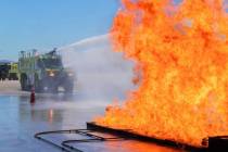 Airport officials are advising residents that they may see flames at the facility this week as ...