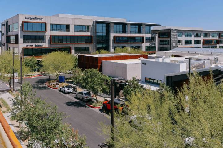 UnCommons, a mixed-use development, on Monday, April 27, 2026, in Las Vegas. (Liv Paggiarino/La ...